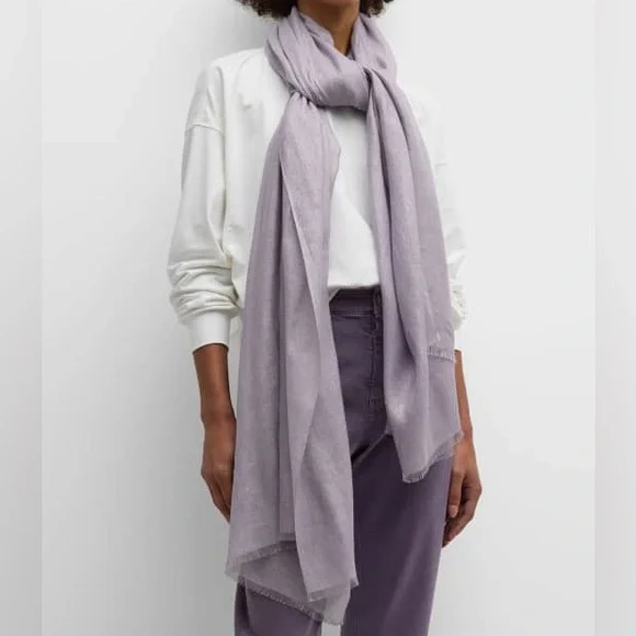 BRUNELLO CUCINELLI
Metallic Cashmere Blend Scarf - Picture 2 of 7